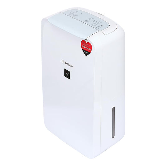 SHARP Compact Dehumidifier for Home & Office with Plasmacluster | Removes Bacteria, Virus, Mold, VOCs | Japan Technology |  250 ft² | DW-P10M-W