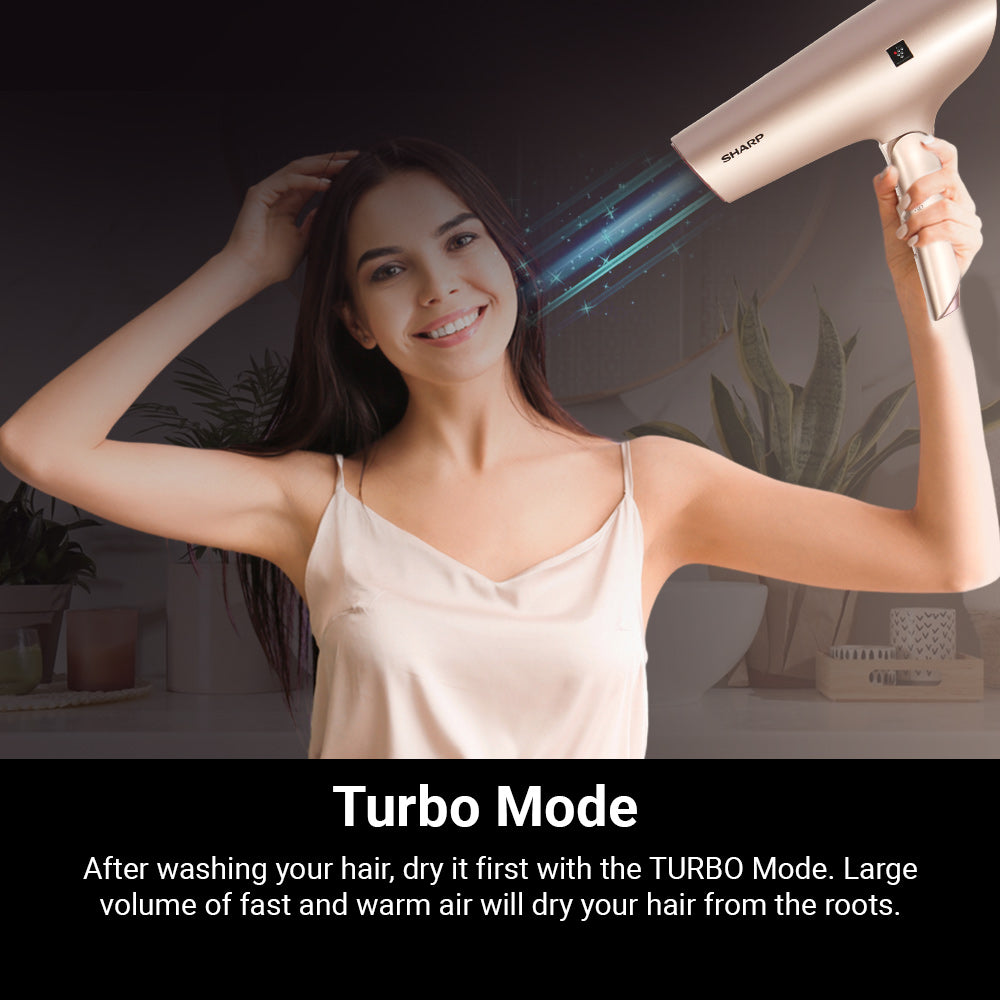 Sharp IB-NP7N-P Plasmacluster Hair Dryer – 1800W Foldable
