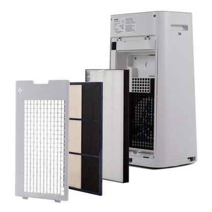 SHARP Air Purifier with Humidifier | Plasmacluster | Removes 99.97% Pollutants - Bacteria, Virus, Mold, VOCs  |  HEPA & PANDAA Filter | Japan Tech | 540 ft² | KC-G60M-W