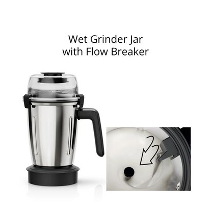 Bosch TrueMixx Pro 1000W 5 Jar Mixer Grinder | Double Ballbearing Copper Motor | 22,500 RPM, 60 mins rating | MG8725A1KI