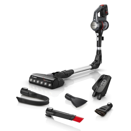Bosch Unlimited 7 Cordless Vacuum Cleaner with Rechargeable Battery, FlexTube, LED Lighting | 10 Year Motor Warranty | BCS711AIN
