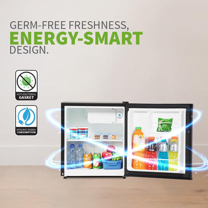 SHARP 50L Micro Single-Door Refrigerator | 3 Star | Toughened Glass Shelf | Japan 7-Shield Protection