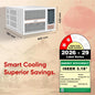 SHARP Ryohu-FS Window Air Conditioner | Heavy Duty, Turbo Mode, 100% Copper with Blue Coating | 2026 Series