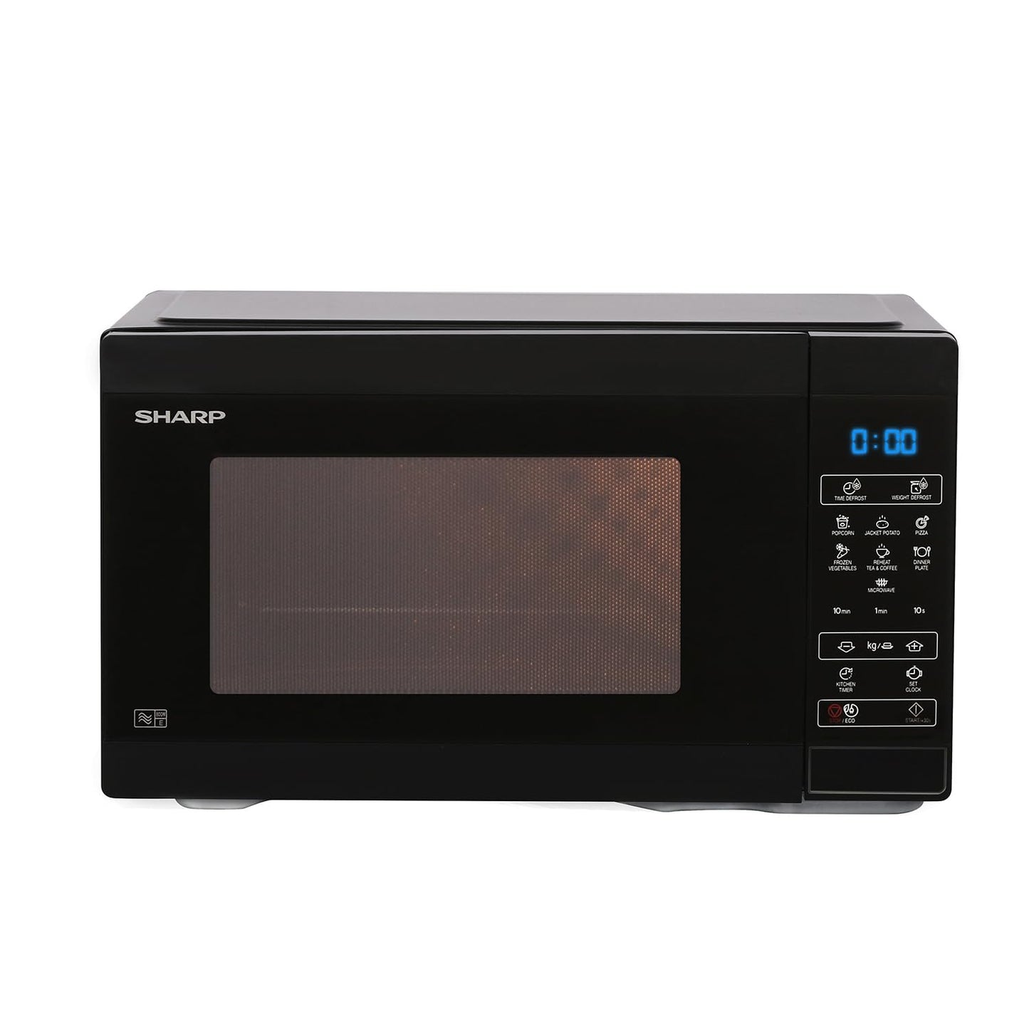 SHARP 20L Solo Microwave Oven | Ceramic Coating, One Touch Menu | Japan Technology | R-220KN-K