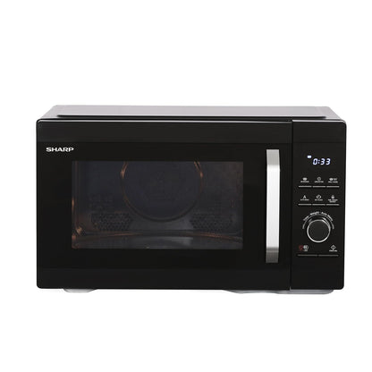 SHARP 29L Convection Microwave Oven | Healthy Fry, Stainless Steel Cavity, 400+ Auto-Cook Menu | Japan Technology | R-929KN-K