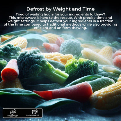 SHARP 20L Solo Microwave Oven | Ceramic Coating, One Touch Menu | Japan Technology | R-220KN-K