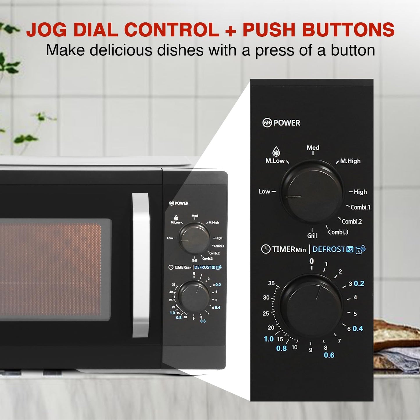SHARP 25L Grill Microwave Oven | Ceramic Coating, Jog Dials | Japan Technology | R-625KN-K