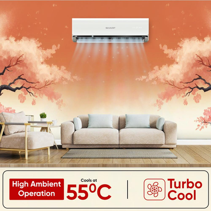 SHARP Reiryou 5 Star Inverter Split Air Conditioner | 7-in-1 Convertible, 4-Way Auto Swing, 100% Copper with Gold Coating | 2026 Series