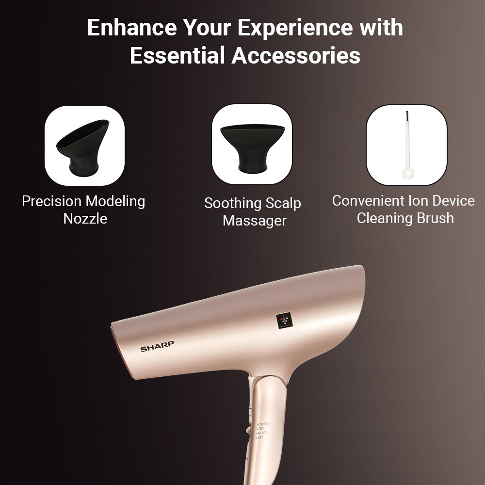 Sharp IB-NP7N-P Plasmacluster Hair Dryer – 1800W Foldable