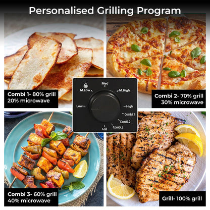 SHARP 25L Grill Microwave Oven | Ceramic Coating, Jog Dials | Japan Technology | R-625KN-K