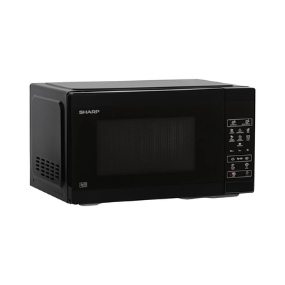 SHARP 20L Solo Microwave Oven | Ceramic Coating, One Touch Menu | Japan Technology | R-220KN-K