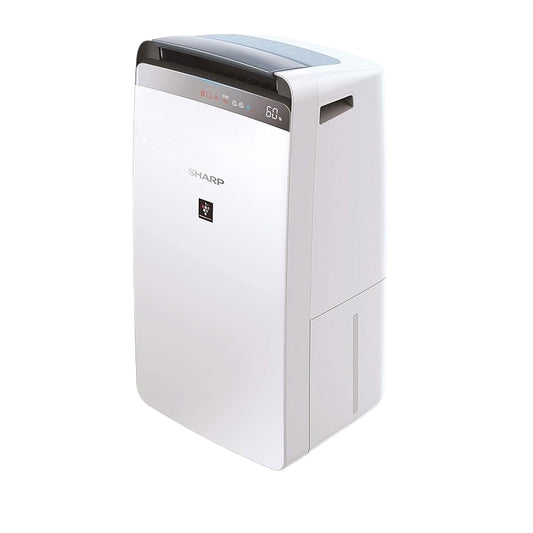 SHARP Air Purifier with Dehumidifier with Plasmacluster | Removes 99.97% Pollutants - Bacteria, Virus, Mold, VOCs  | HEPA, Carbon & Pre Filter | Japan Tech |  550 ft² | DW-J20FM-W